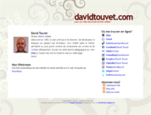 Tablet Screenshot of davidtouvet.com